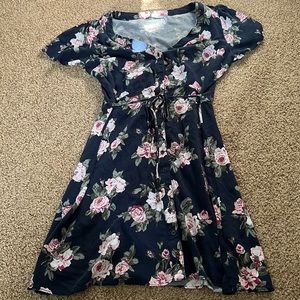 Abercrombie & Fitch floral short sleeve dress
